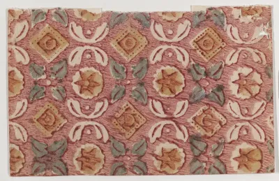 Sheet with star and leaf pattern