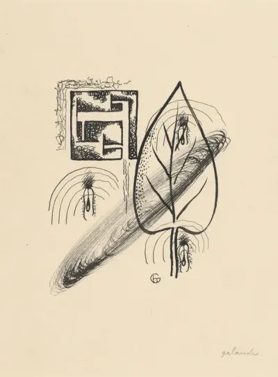 Sheets from the Cycle Poems in Drawings