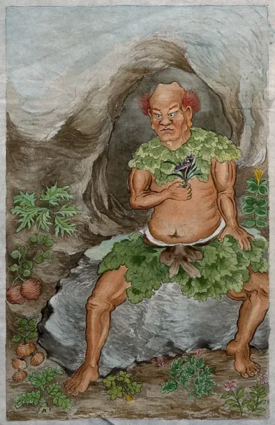 Shen Nung. Watercolour