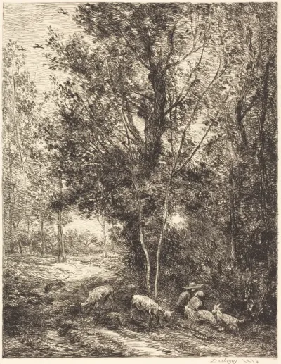 Shepherd and Shepherdess (Le Berger et la bergere)