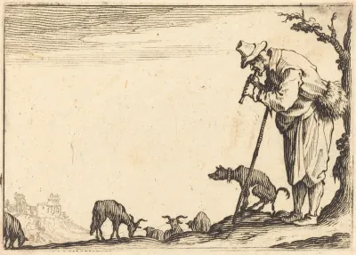 Shepherd Playing Flute