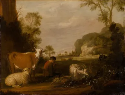 Shepherd Playing Music