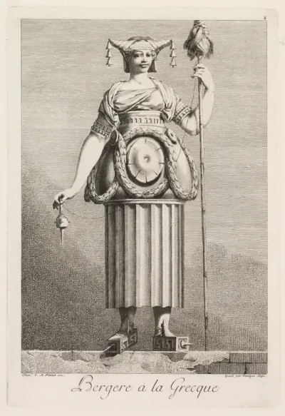 Shepherdess in the Greek Style, Plate 4