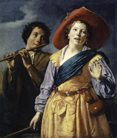 Shepherdess singing with Shepherd