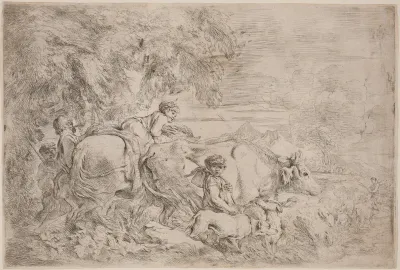 Shepherds Following Their Flock