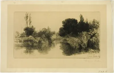 Shere Mill Pond, No. II (large plate)