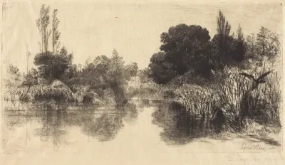 Shere Mill Pond (The Larger Plate)