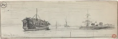 Shipping in the Port of London [recto]