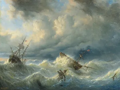 Ships on a Stormy Sea