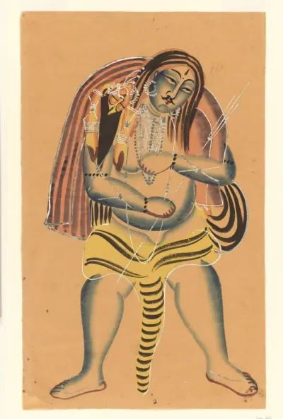 Shiva Carries the Corpse of Sati