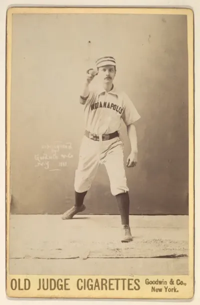 Shreve, Pitcher, Indianapolis, from the series Old Judge Cigarettes