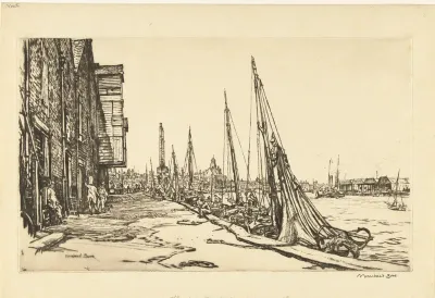 Shrimpboats in Great Yarmouth