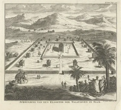 Siamese Landscape with a Monastery