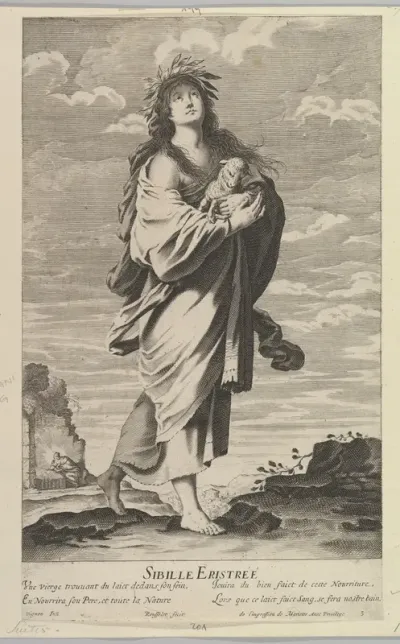 Sibylle Erythréenne, from "Douze Sibylles"