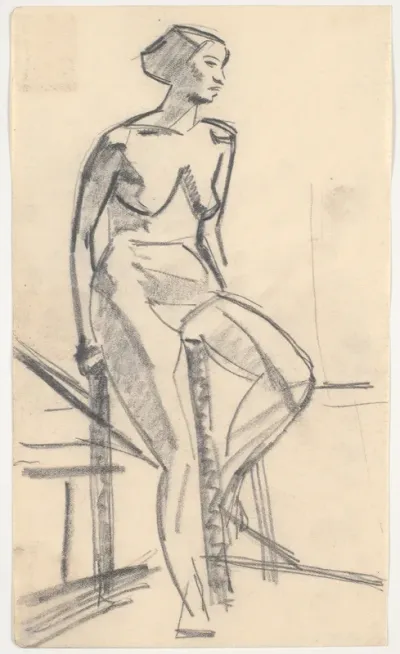 Siddende model