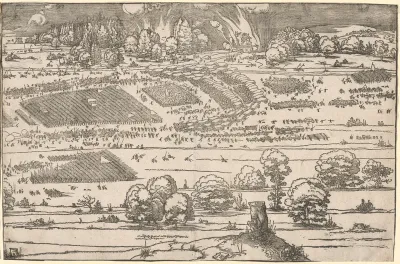 Siege of a Fortress:  Left Portion