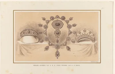 Sieraden geschonken door Prins Hendrik aan Prinses Maria, 1878