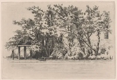 Siermotief met acht bloemen