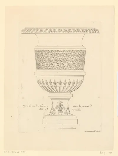 Siervaas met fleur-de-lis