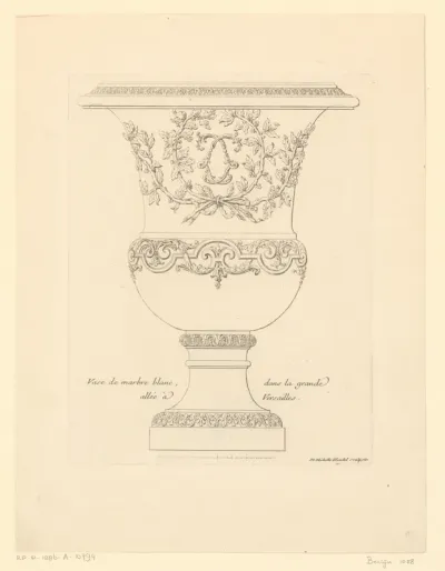 Siervaas met ranken