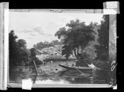 Sigfrid August Keinänen: "Joenrannassa" vuodelta 1887