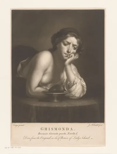 Sigismunda met het hart van Guiscardo