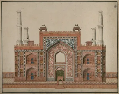 Sikandra, near Agra, Uttar Pradesh: gateway to the mausoleum of the Emperor Akbar