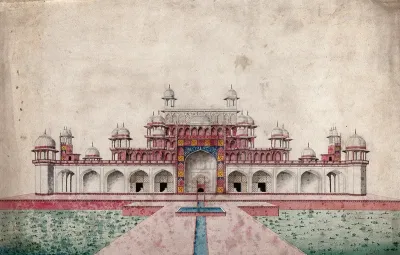 Sikandra, near Agra, Uttar Pradesh: mausoleum of the Emperor Akbar