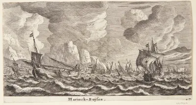 Sildebåde på havet