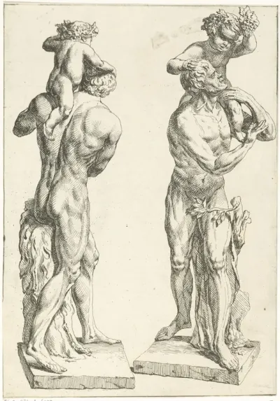 Silenus met de jonge Bacchus