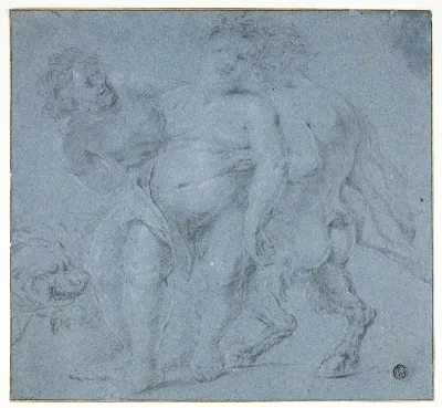 Silenus Supported by Two Satyrs