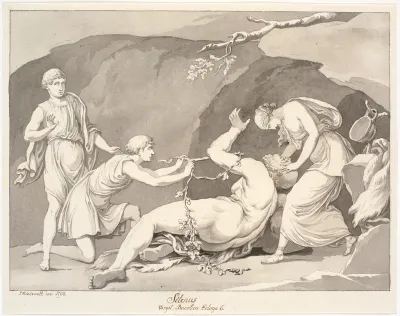 "Silenus/ Virgil. Bucolia Ecloga 6."