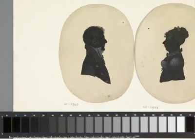 Silhouet van een man