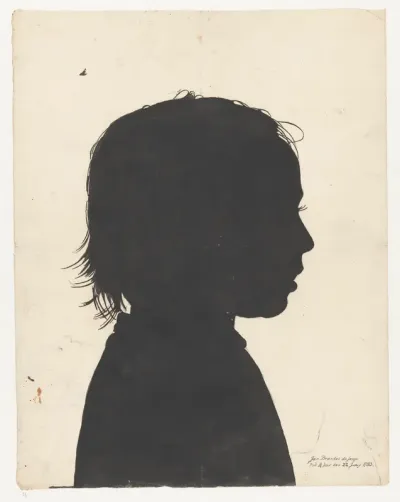 Silhouetportret Jan Brandes junior