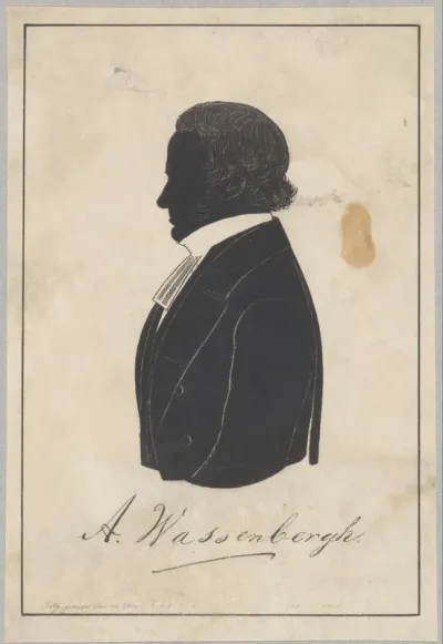 Silhouetportret van A. Wassenbergh