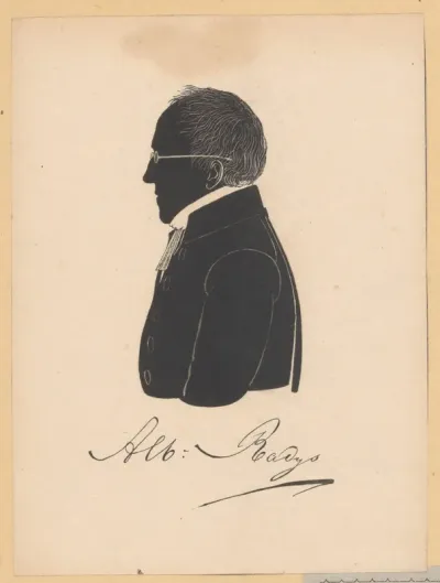 Silhouetportret van Albertus Radijs