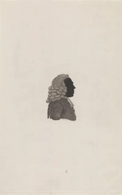 Silhouetportret van Allard Hulshoff
