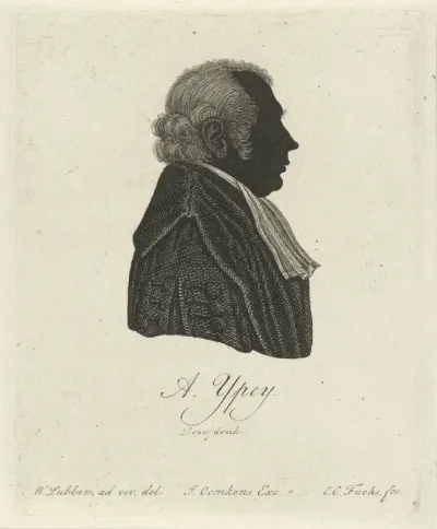 Silhouetportret van Annaeus Ypey