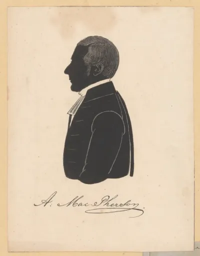 Silhouetportret van Anthony MacPherson