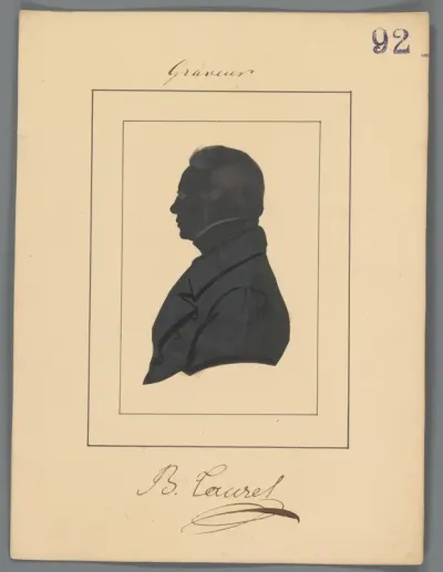 Silhouetportret van Benoit Taurel