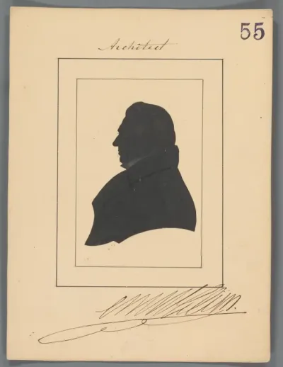 Silhouetportret van Christiaan Willem Marinus Klijn