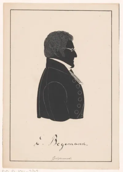 Silhouetportret van E. Begemann