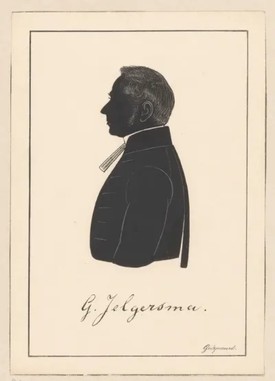 Silhouetportret van G. Jelgersma