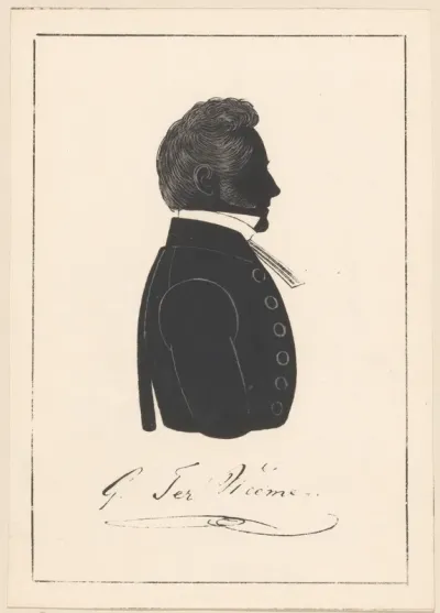 Silhouetportret van G. ter Weemen