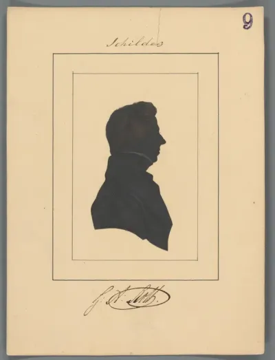 Silhouetportret van George Andries Roth