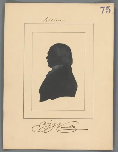 Silhouetportret van Georgius Jacobus Johannes van Os