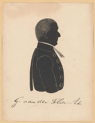 Silhouetportret van Gerardus van der Flier