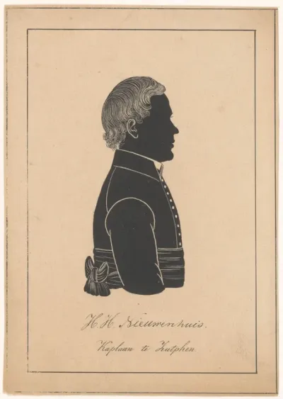 Silhouetportret van H.H. Nieuwenhuis