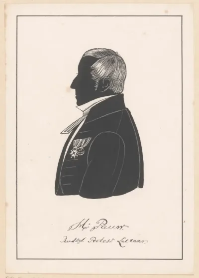 Silhouetportret van H. Pauw