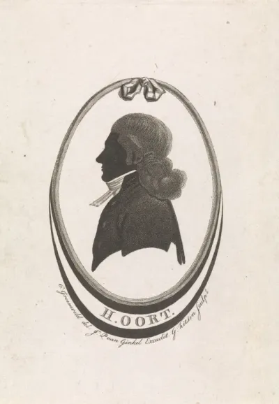 Silhouetportret van Henricus Oort